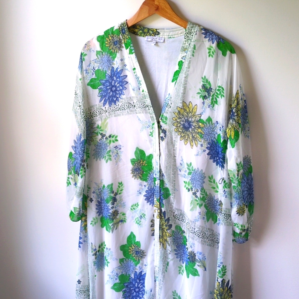 Anthro Current Air Kimono dress